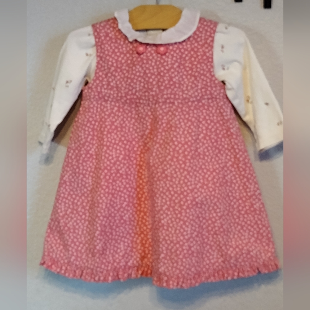 VTG Gymboree Creatures Great and Small dress bodysuit 12-18M baby girl lot set